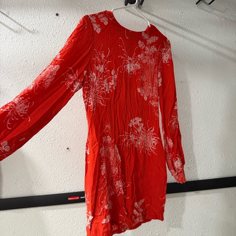 Rolla's Red and White Floral Dress